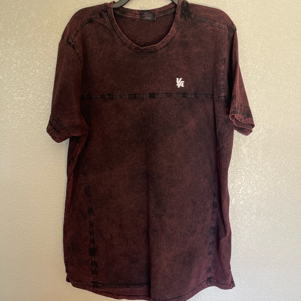 Young La burgundy shirt NOWT